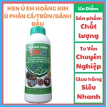 Men Ủ EM Hoàng Kim/XỬ LÝ MÙI HÔI CHUỒNG TRẠI. Ủ PHÂN CÁ/TRÙN/BÁNH DẦU. EM.HK. CHAI 1 LÍT.