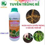 TUYẾN TRÙNG RỄ DẠNG NƯỚC VỚI 25 TỶ BÀO TỬ TRICHODERMA BACILLUS/ XỬ LÝ TUYẾN TRÙNG, PHỤC HỒI THỐI RỄ CHAI 1 LÍT