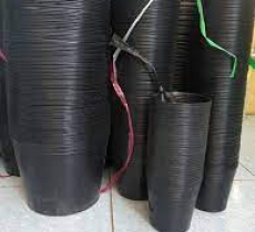 CHẬU MỀM ĐEN TRỒNG CÂY