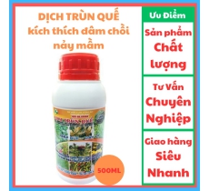 PHÂN BÓN LÁ DINH DƯỠNG TRÙN QUẾ BIO-HK.GREEN. CHAI 500ml/ Mập búp, dày lá, kích thích đâm chồi nảy tược
