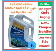 PHÂN BÓN/DINH DƯỠNG VI TẠO - ĐẠM CÁ - HUMIC CAN 5L/CHẾ PHẨM VI SINH/ Chuyên Vọt Đọt, Kích rễ (SIÊU TIẾT KIỆM)