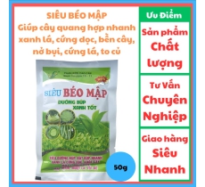 SIÊU BÉO MẬP Giúp cây quang hợp nhanh, xanh lá, cứng dọc, bền cây, nở bụi, cứng lá, to củ, đặc biệt dùng cho cây chè